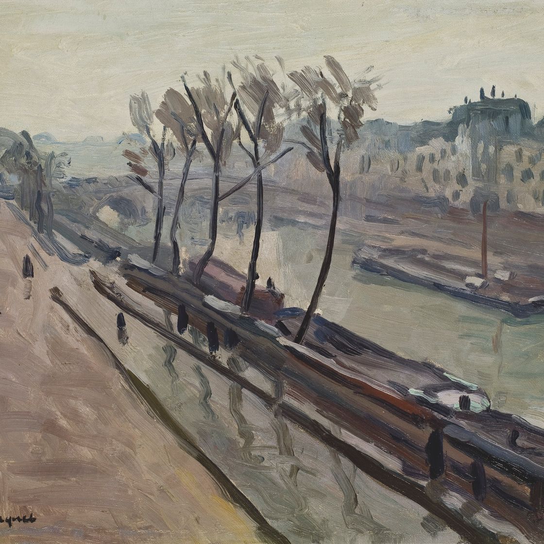 Albert Marquet — Набережная Гранд-Огюстен-су-ла-плюи
