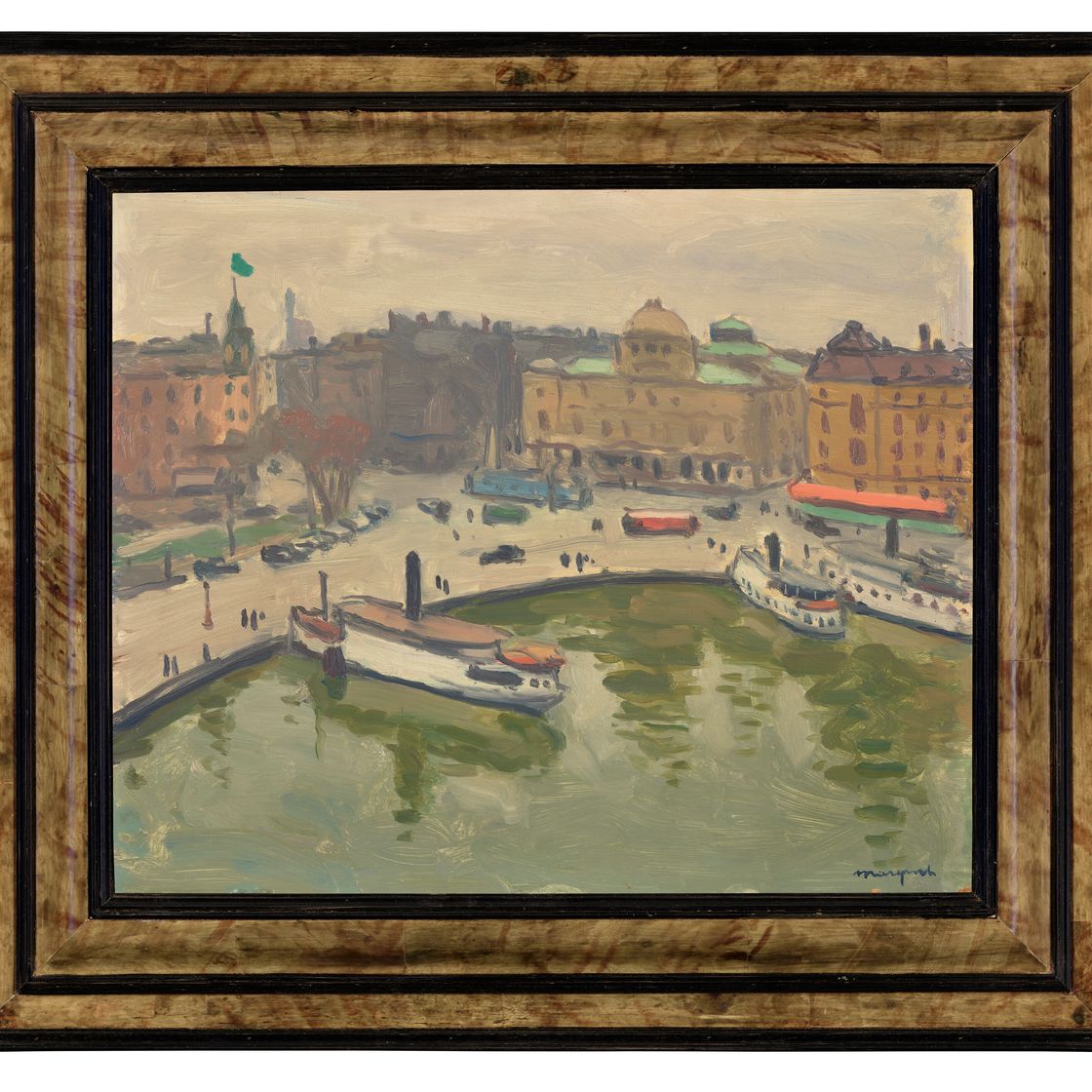 Albert Marquet — Порт Стокгольма, Нюбровикен, главный офис отеля Strand, изображение 4