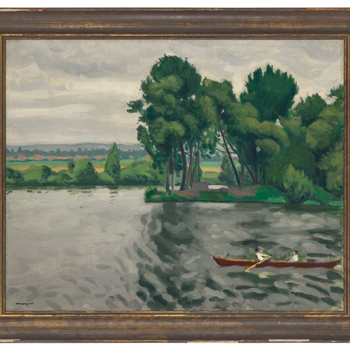 Albert Marquet — Берега Сены в Пуасси, изображение 2