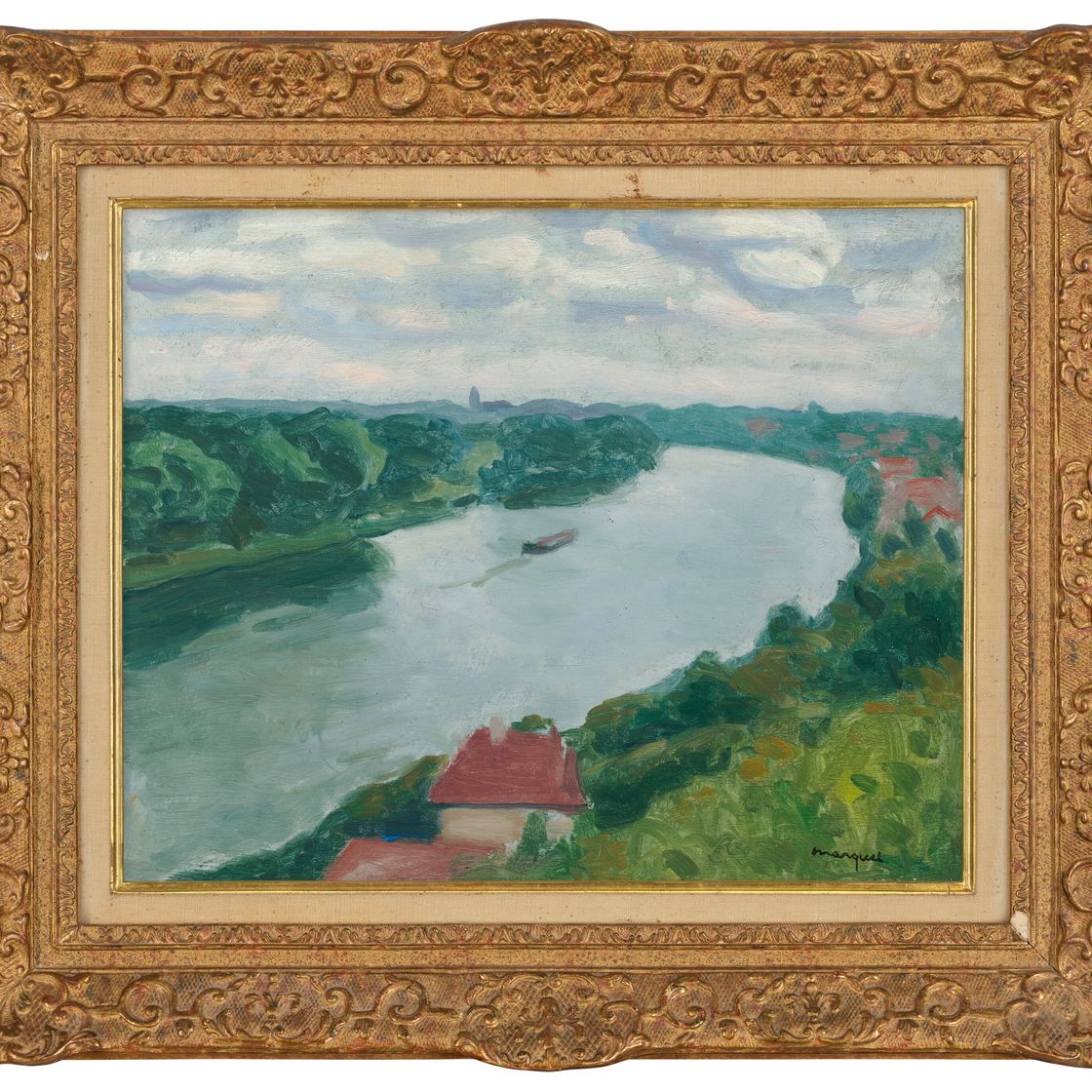 Albert Marquet — Ла-Фретт, набережная Сены в кото в направлении Эрбле, изображение 2