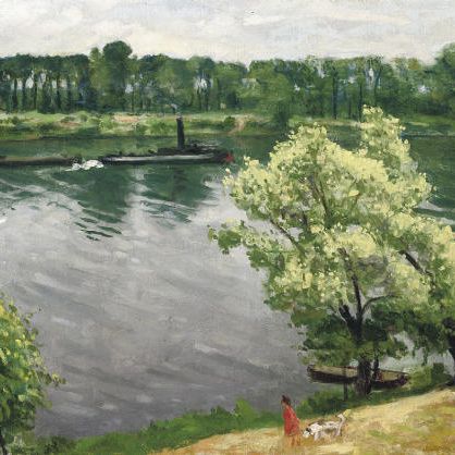 Albert Marquet — Ла-Фретт - Берег Сены
