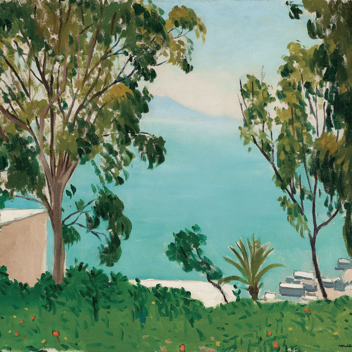Albert Marquet — Пляж в окружении эвкалиптовых зарослей, изображение 1