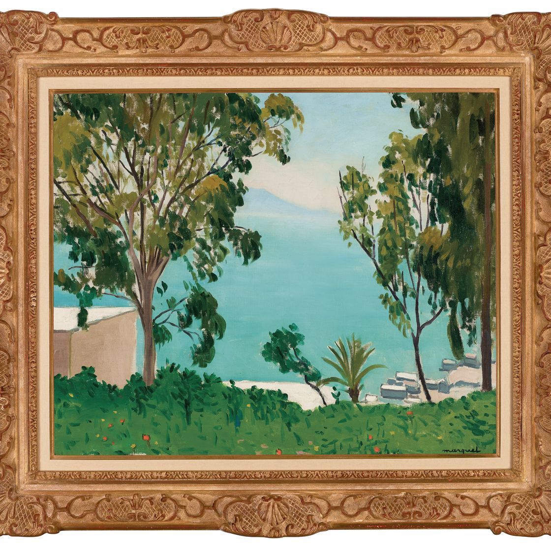Albert Marquet — Пляж в окружении эвкалиптовых зарослей, изображение 2