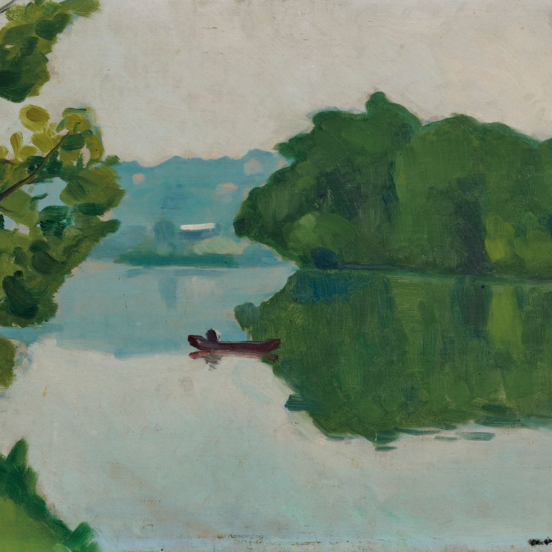 Albert Marquet — Границы Марны, Ла-Варенн, изображение 1
