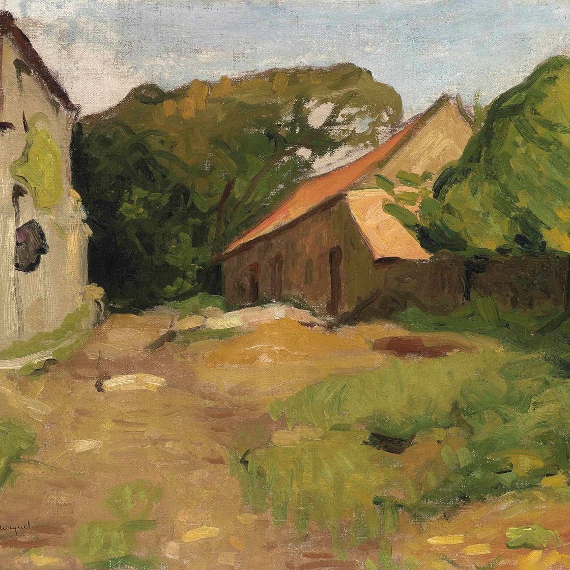 Albert Marquet — Фермерский двор а-ля Персайери (Нормандия)