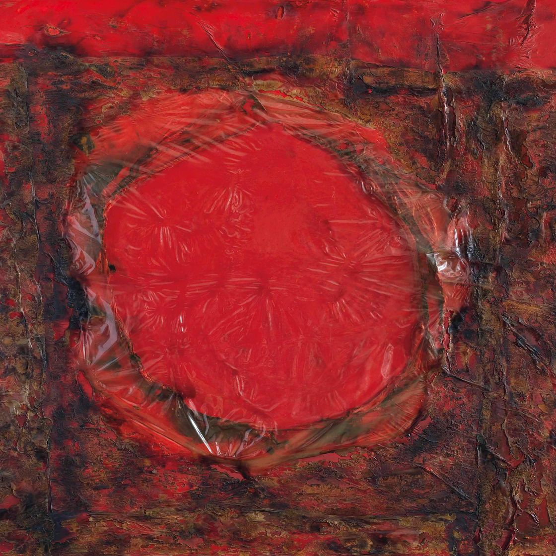 Alberto Burri — Россо Пластик М1