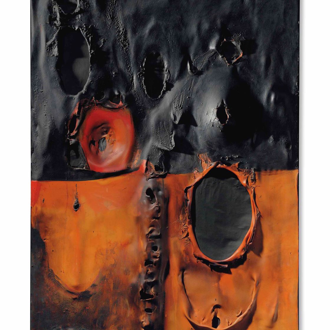 Alberto Burri — Россо - горючая пластика