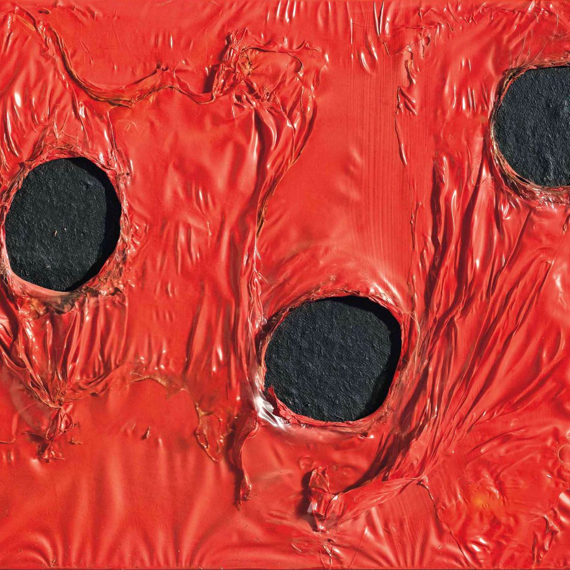 Alberto Burri — Россо пластика