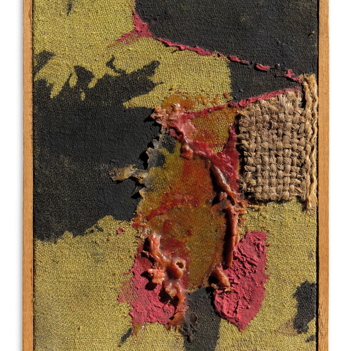 Alberto Burri — Сакко и Верде