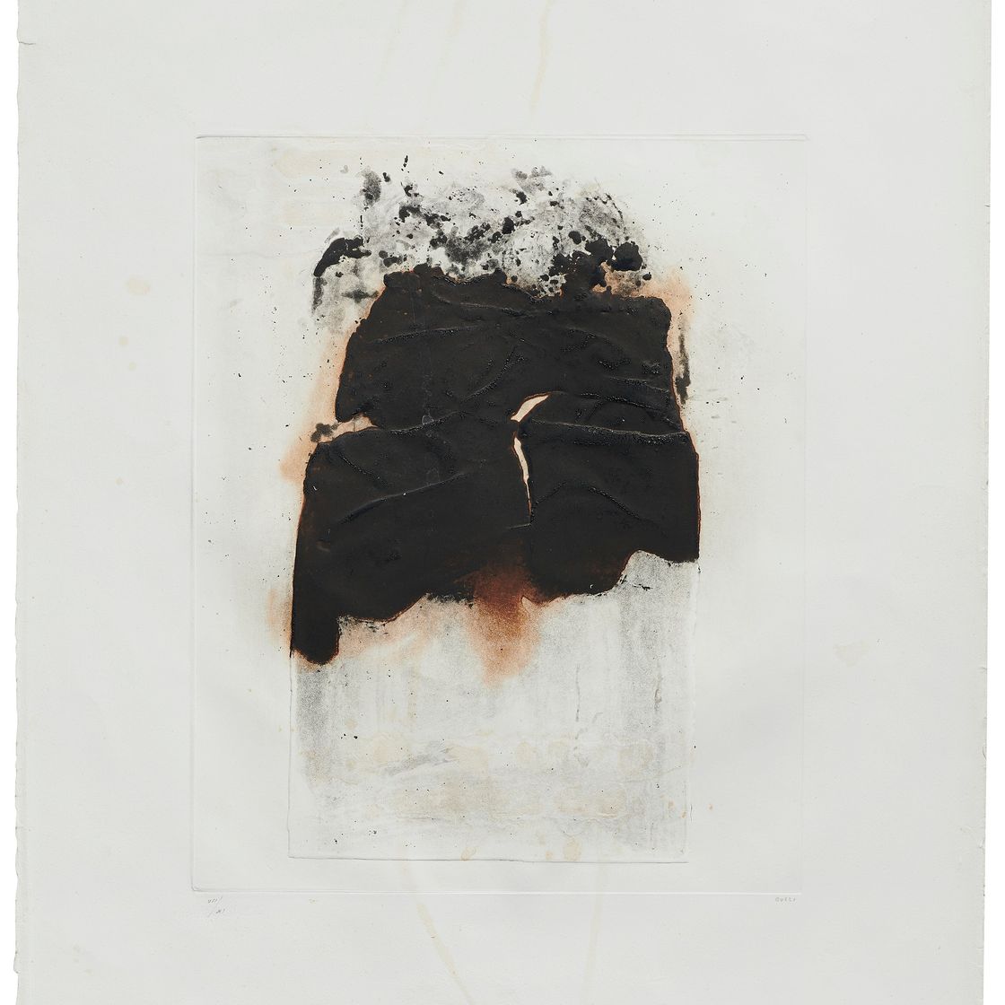 Alberto Burri — Сгорание 1