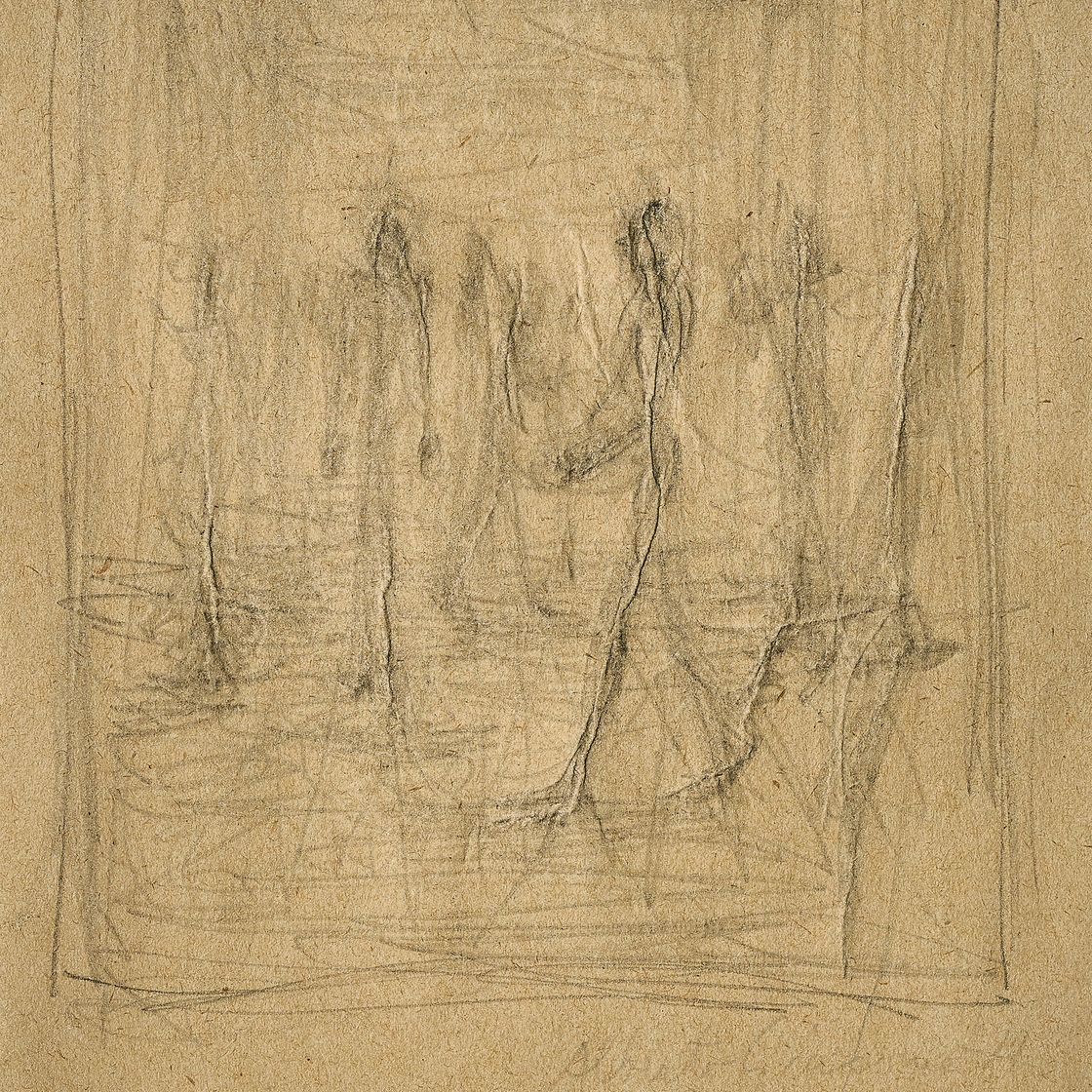Alberto Giacometti — Рисунки на улицах, 1947-1951