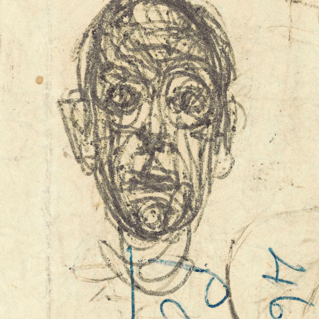 Alberto Giacometti — Тет-а-тет и надписи