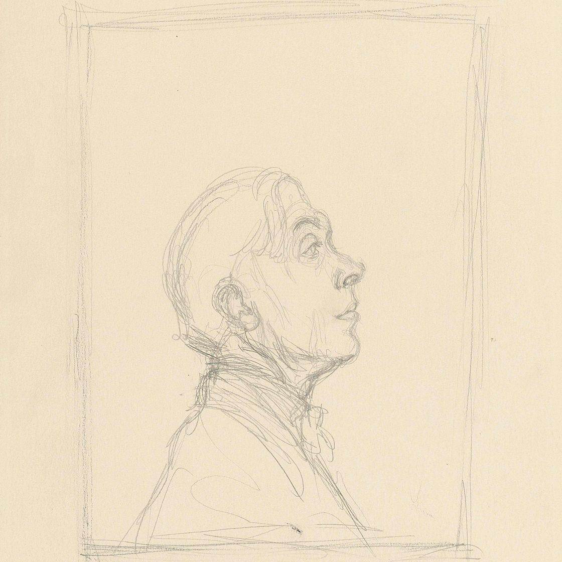 Alberto Giacometti — Портрет Пьера Реверди