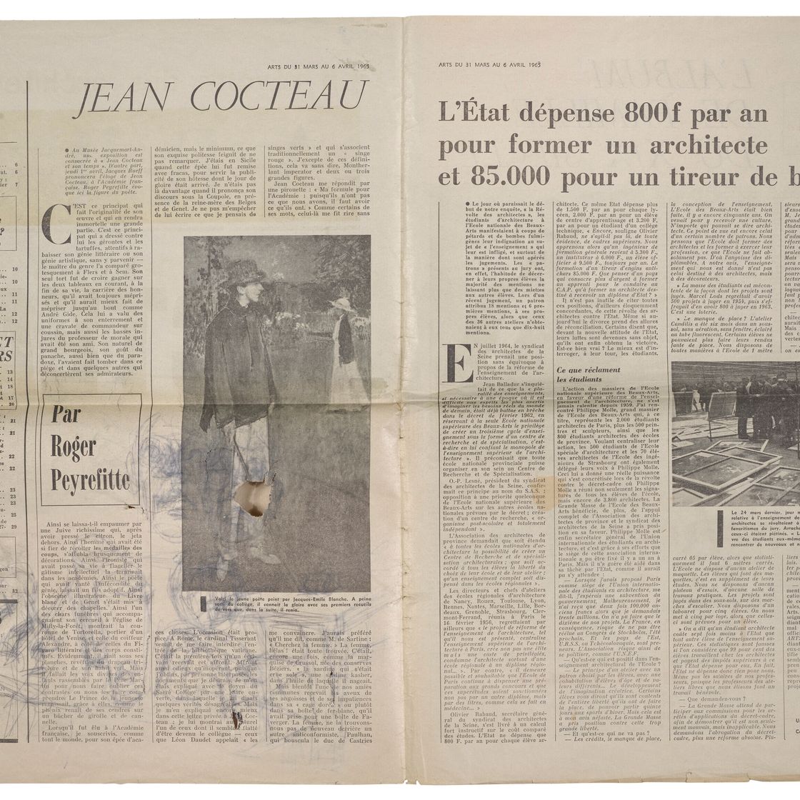 Alberto Giacometti — Беседы и сцены в кафе на странице ревю "Искусство", изображение 4