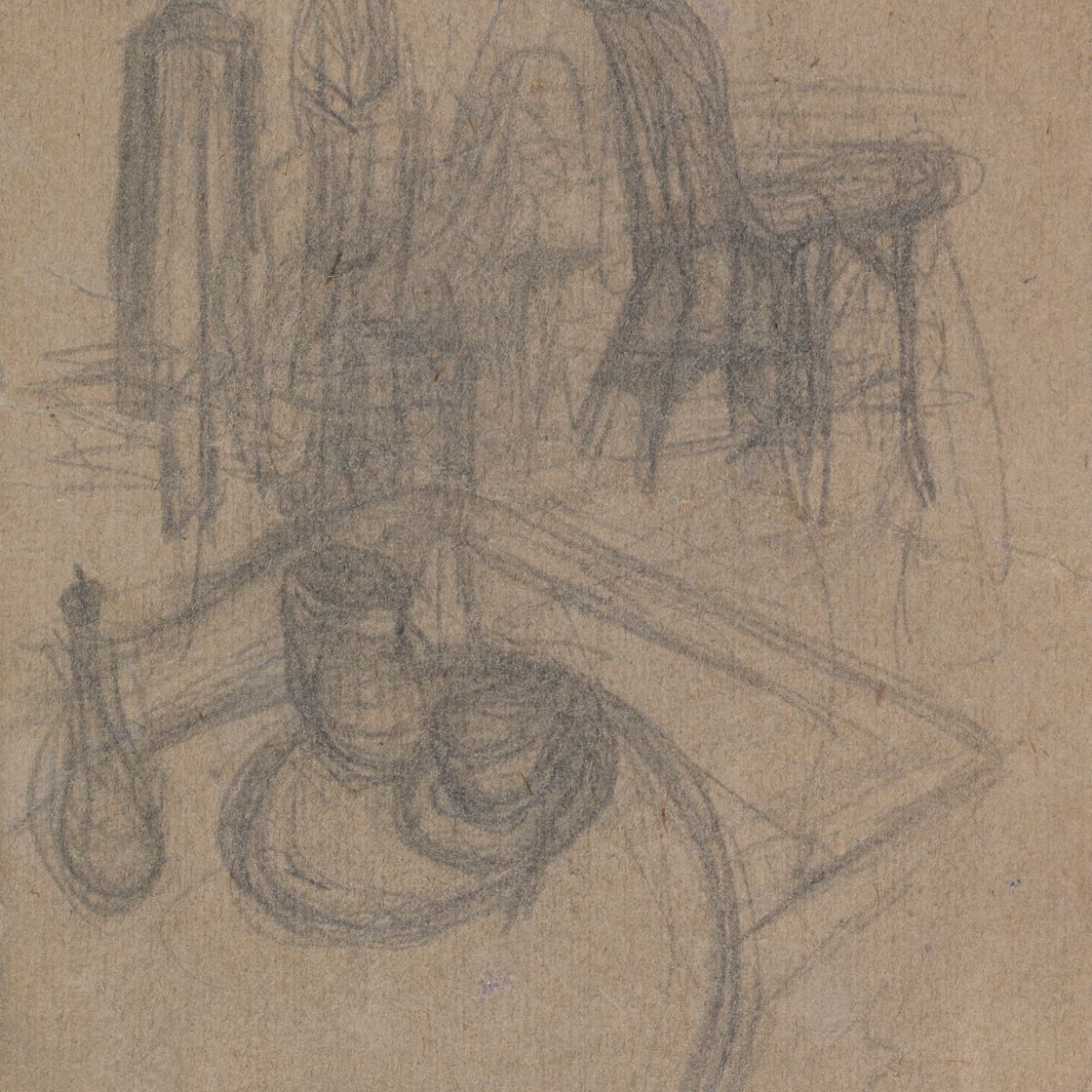Alberto Giacometti — Сцена из жизни других персонажей кафе