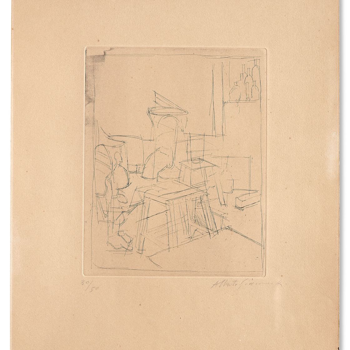 Alberto Giacometti — Два табурета