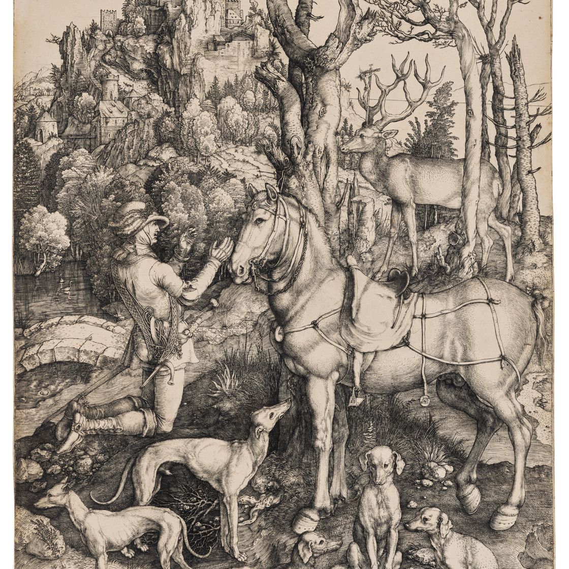 Albrecht Dürer — Святой Евстафий, изображение 1