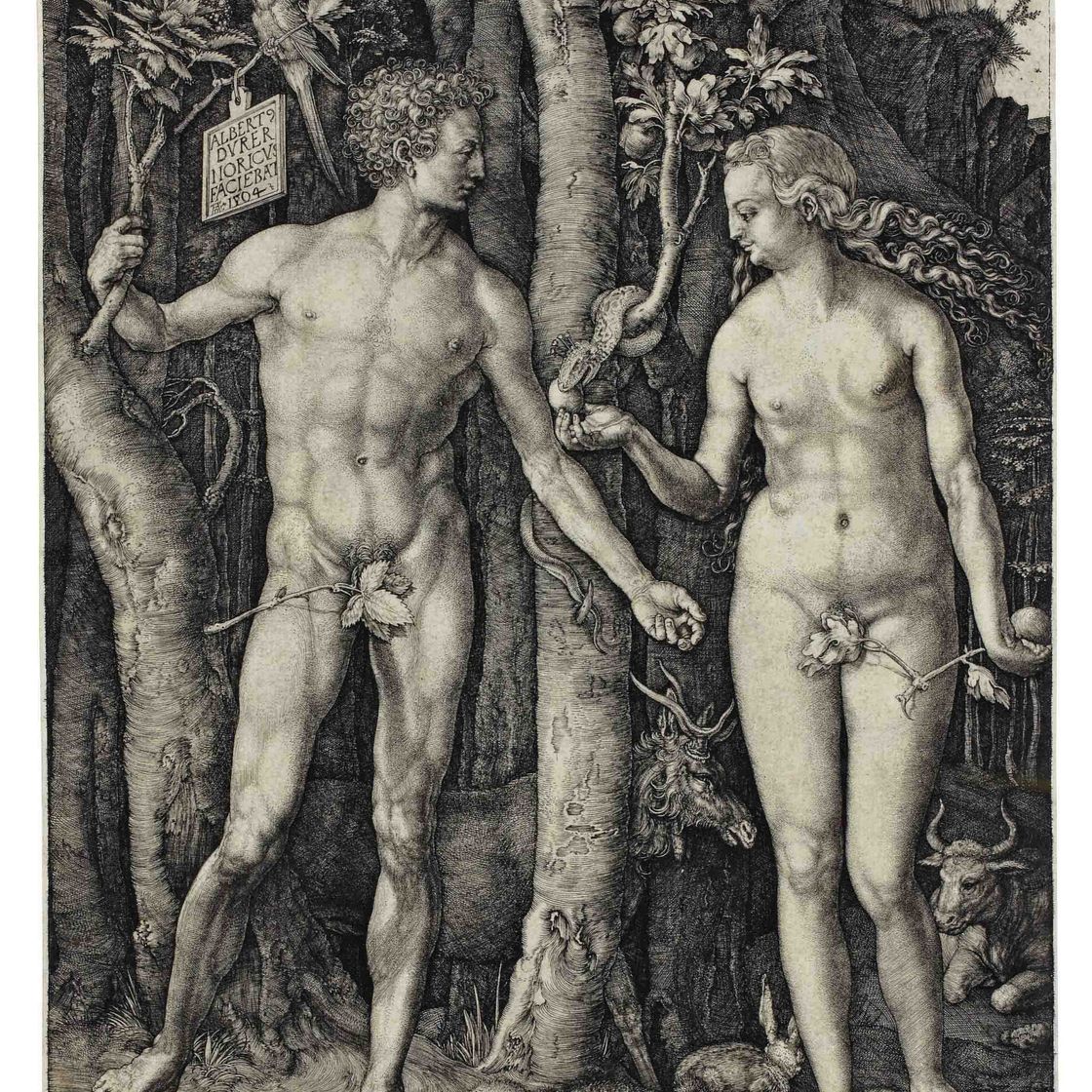 Albrecht Dürer — Адам и Ева (бакалавриат, магистратура, Зал. 1; С.М.С. 39)