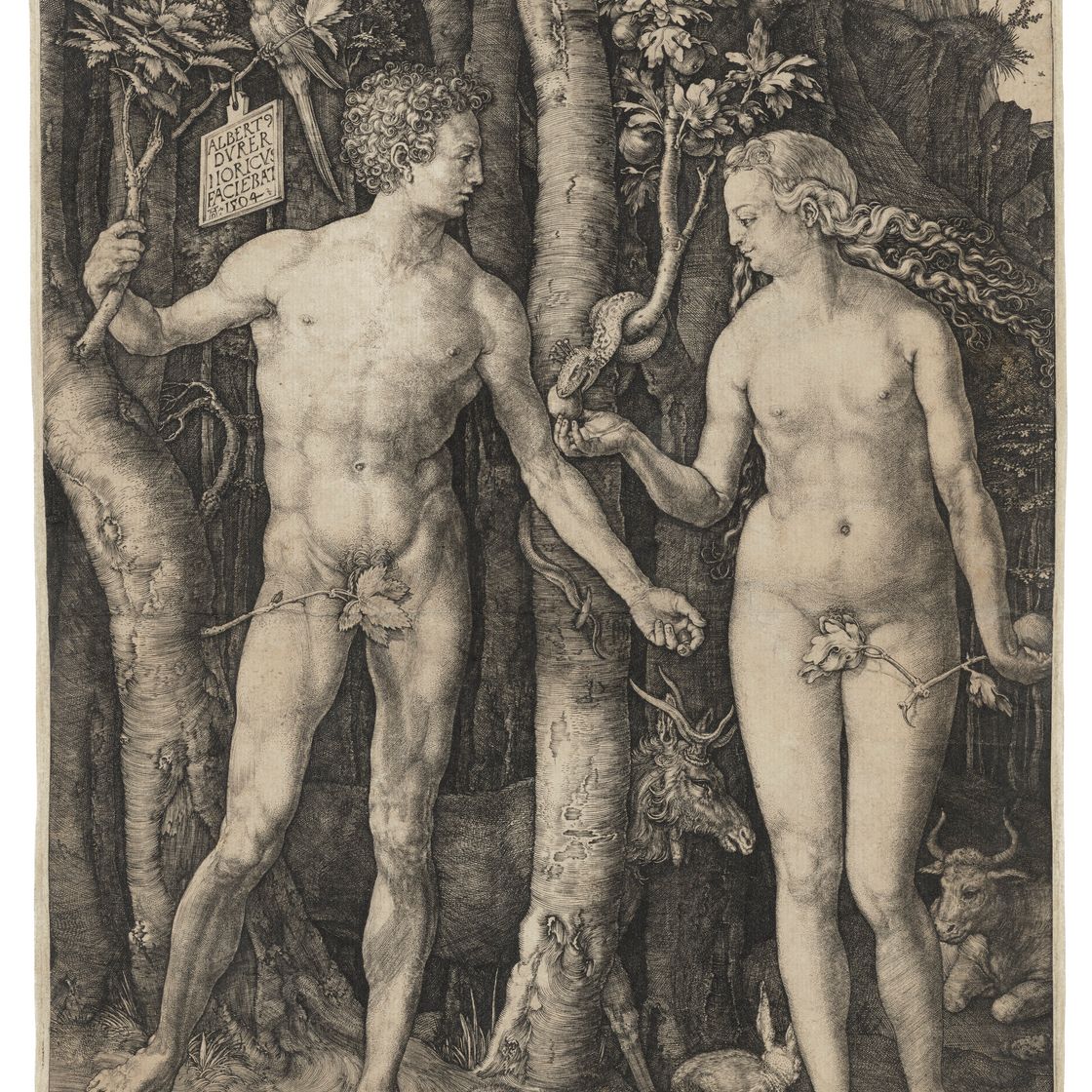Albrecht Dürer — Адам и Ева