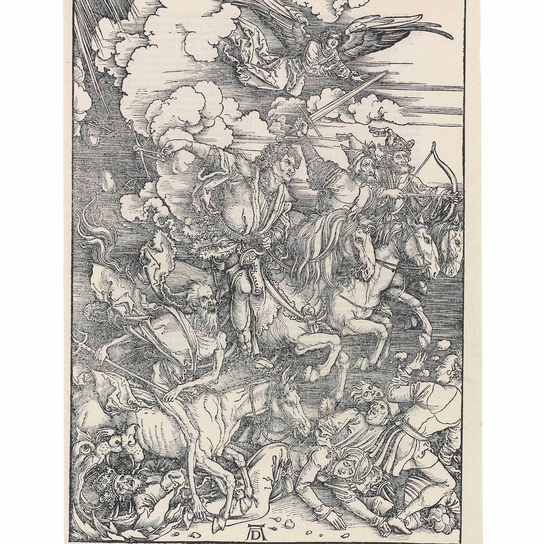 Albrecht Dürer — Четыре всадника Апокалипсиса, из "Апокалипсиса" (B. 64; M. Holl. 167; S.M.S. 115)