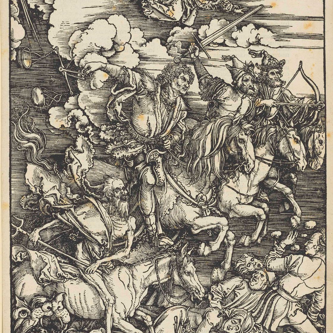 Albrecht Dürer — Четыре всадника Апокалипсиса, из фильма "Апокалипсис"