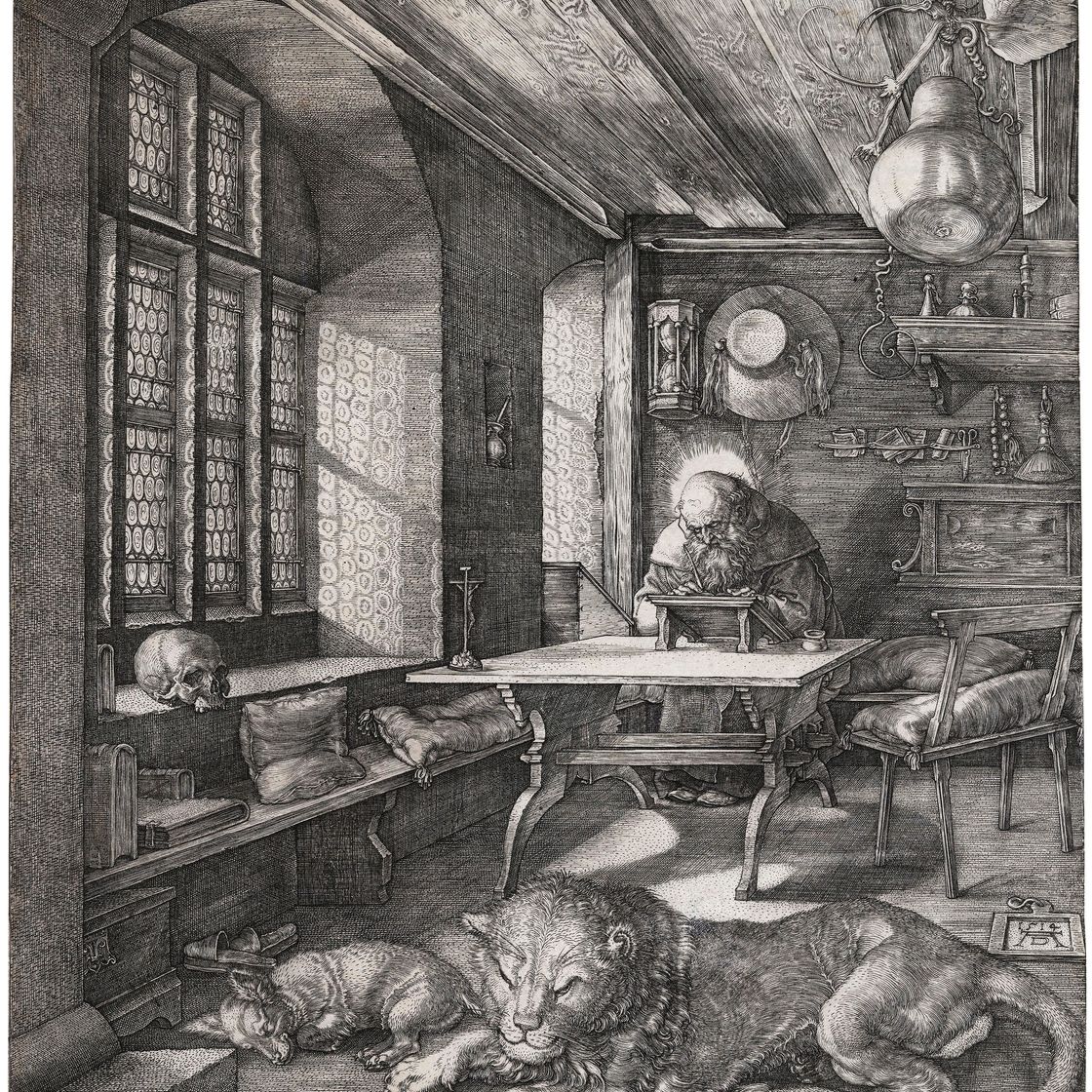 Albrecht Dürer — Святой Иероним в своем кабинете