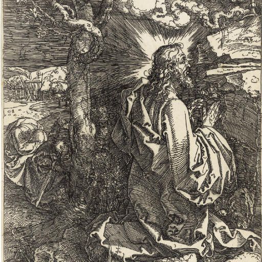 Albrecht Dürer — Христос на Елеонской горе (Б., М., Зал. 19; С.М.С. 80)