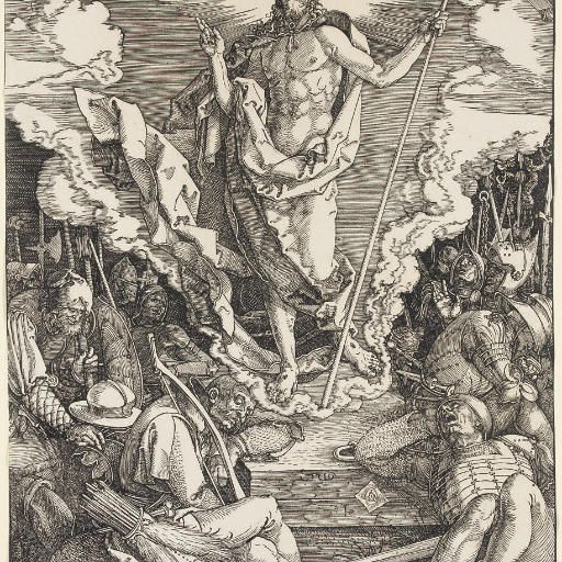 Albrecht Dürer — Воскрешение из мертвых после Великих страстей (ч. 15; М., гл. 124; С.М.С. 165)