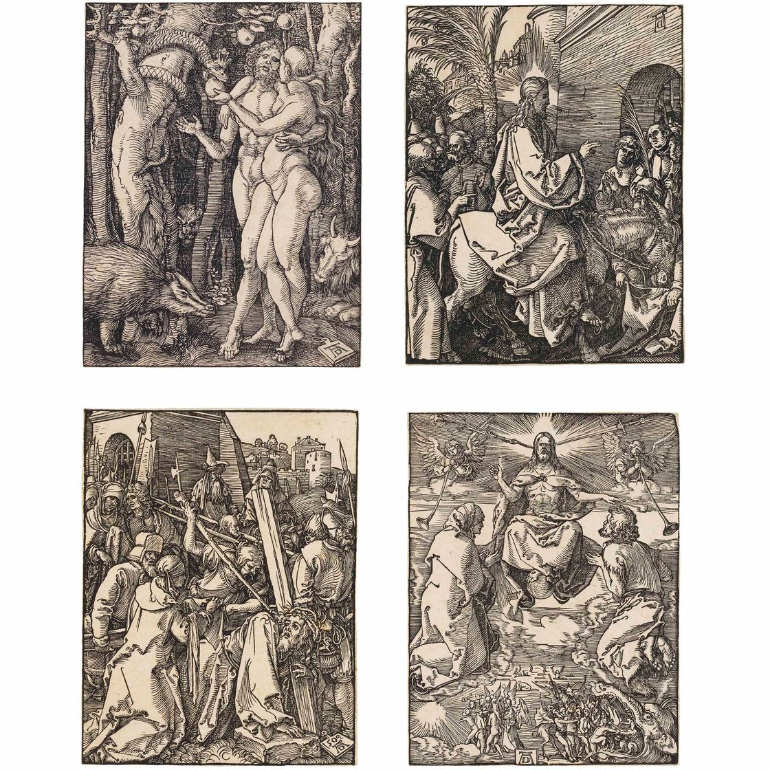 Albrecht Dürer — Небольшая гравюра на дереве "Страсть" (т. 17-53; М., Хол. 125-161; С.М.С. 187-222)