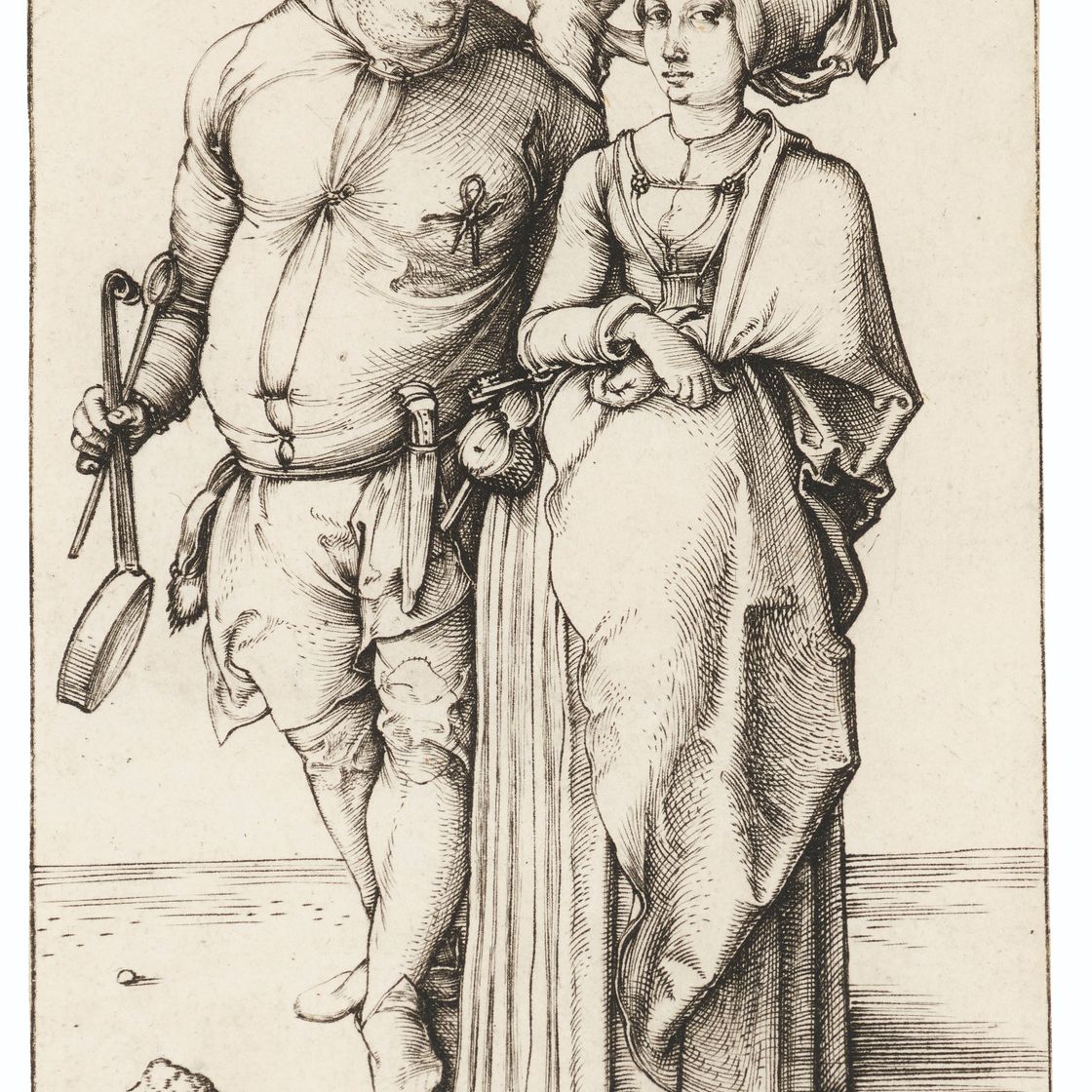 Albrecht Dürer — Повар и его жена