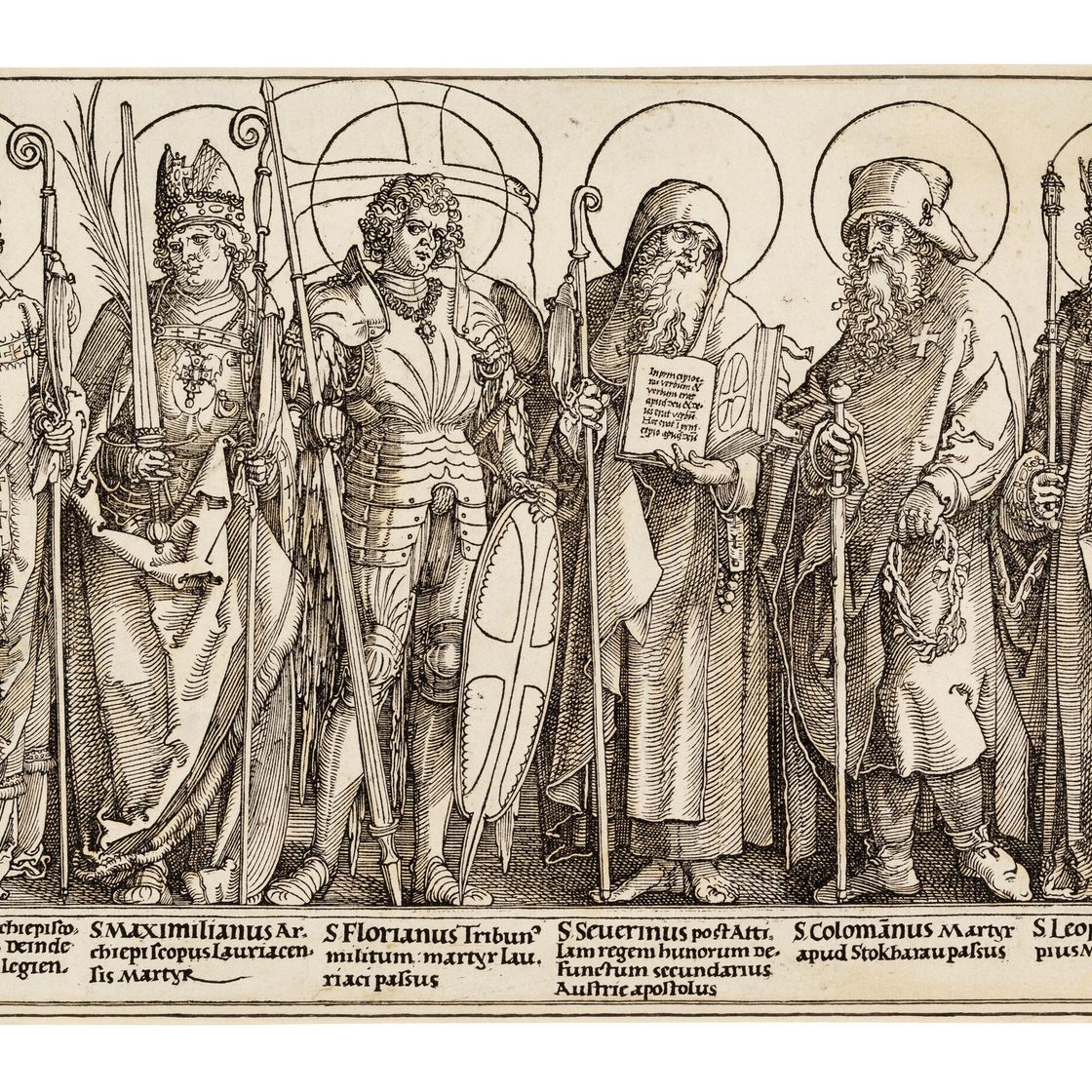 Albrecht Dürer — Святые покровители Австрии