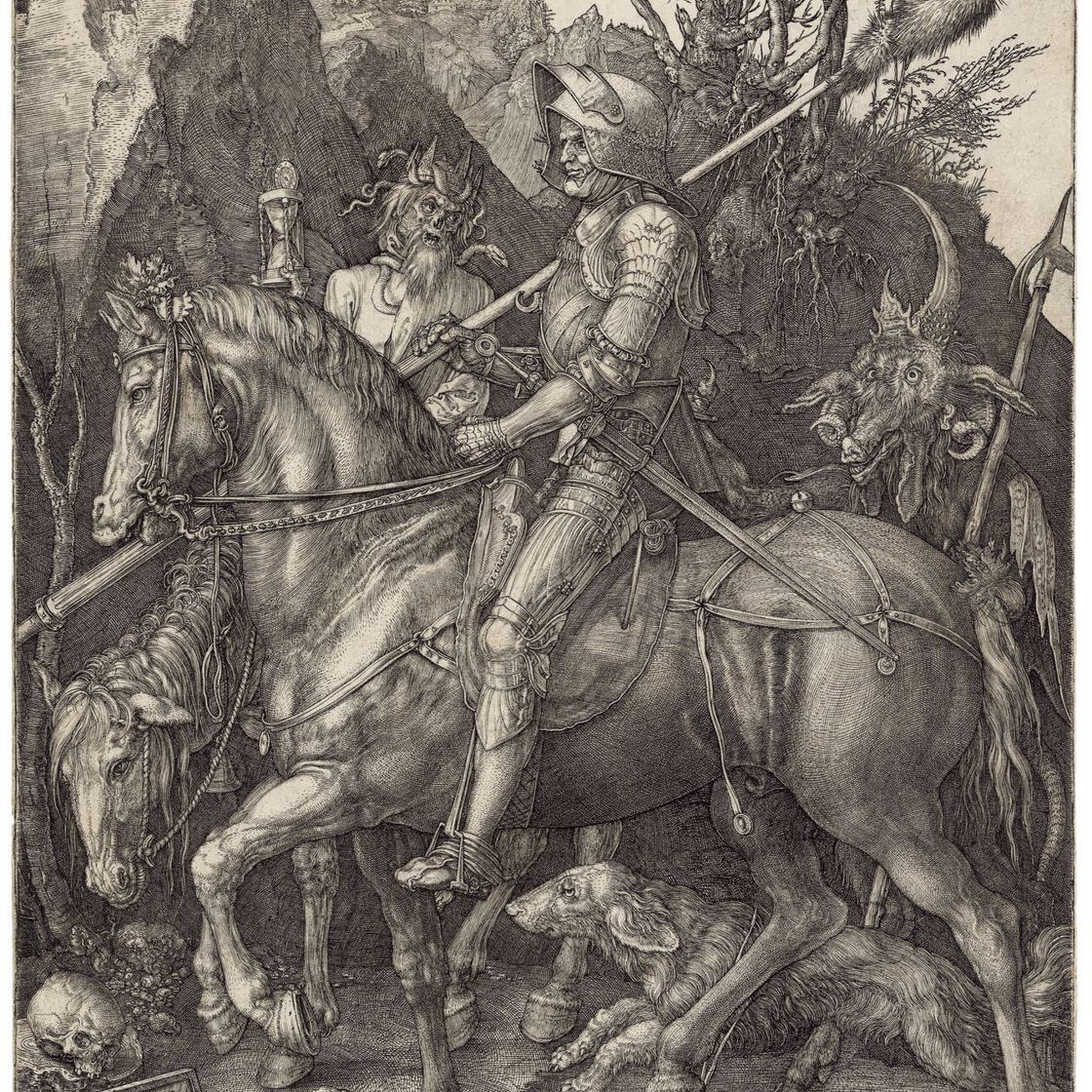 Albrecht Dürer — Рыцарь, смерть и дьявол (ч. 98; М., Зал. 74; С.М.С. 69)