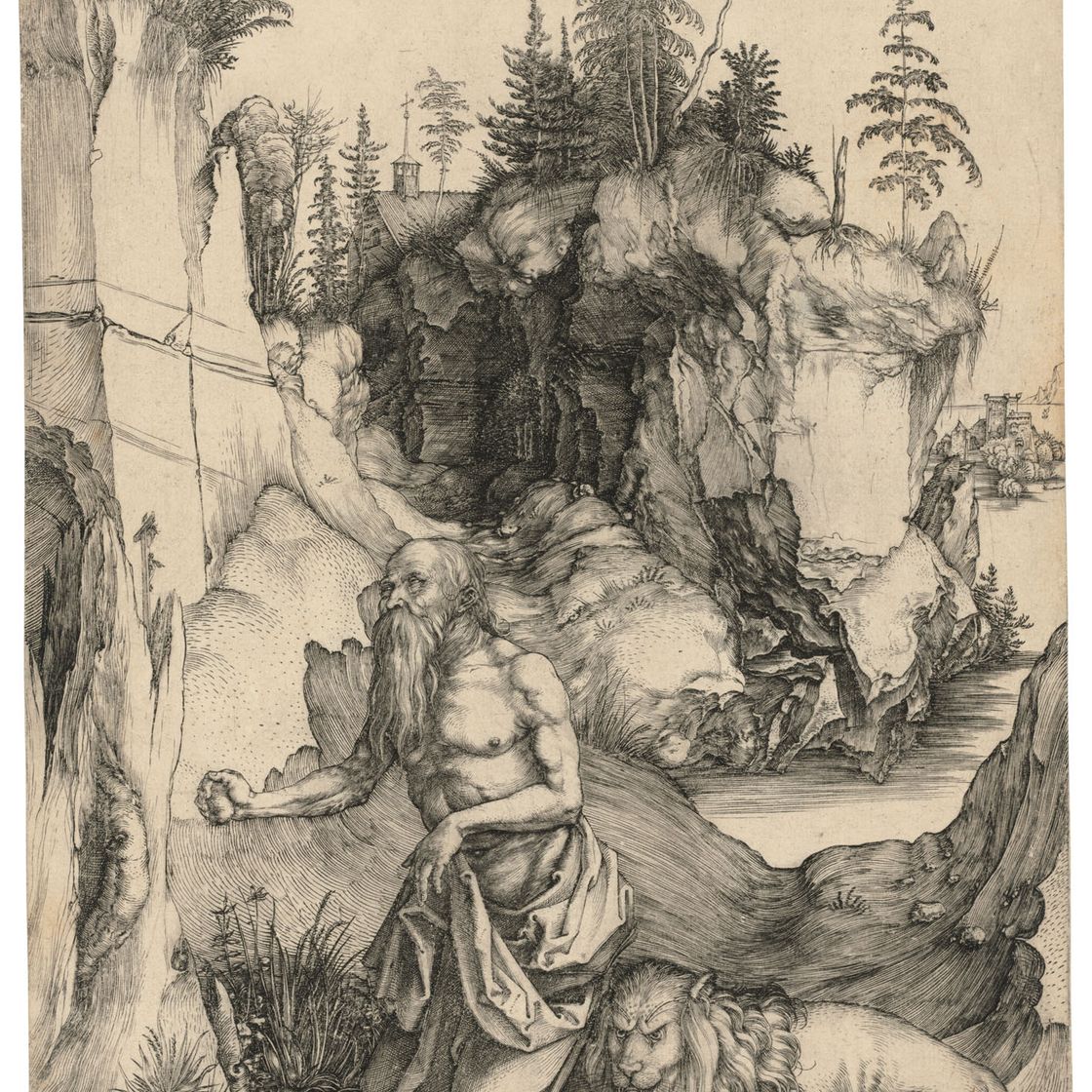 Albrecht Dürer — Святой Иероним в покаянии