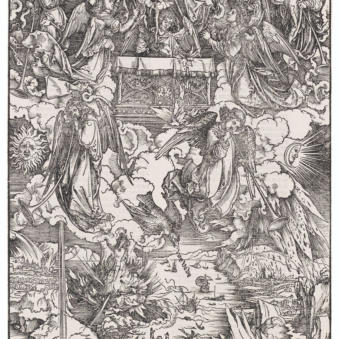 Albrecht Dürer — Семь Ангелов с трубами, из "Апокалипсиса"