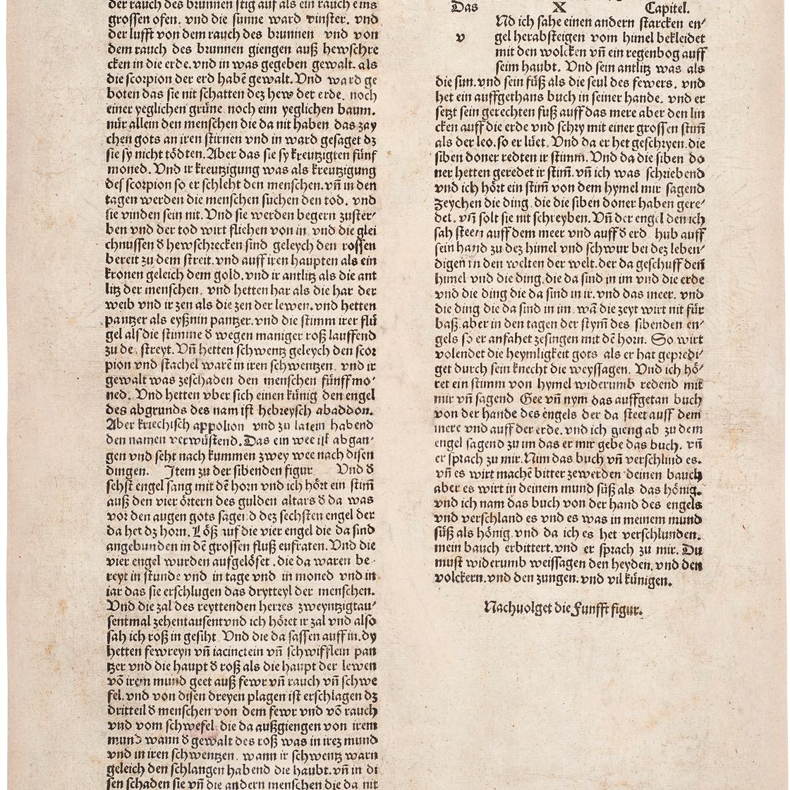 Albrecht Dürer — Снятие пятой и Шестой печатей, из книги "Апокалипсис", изображение 2