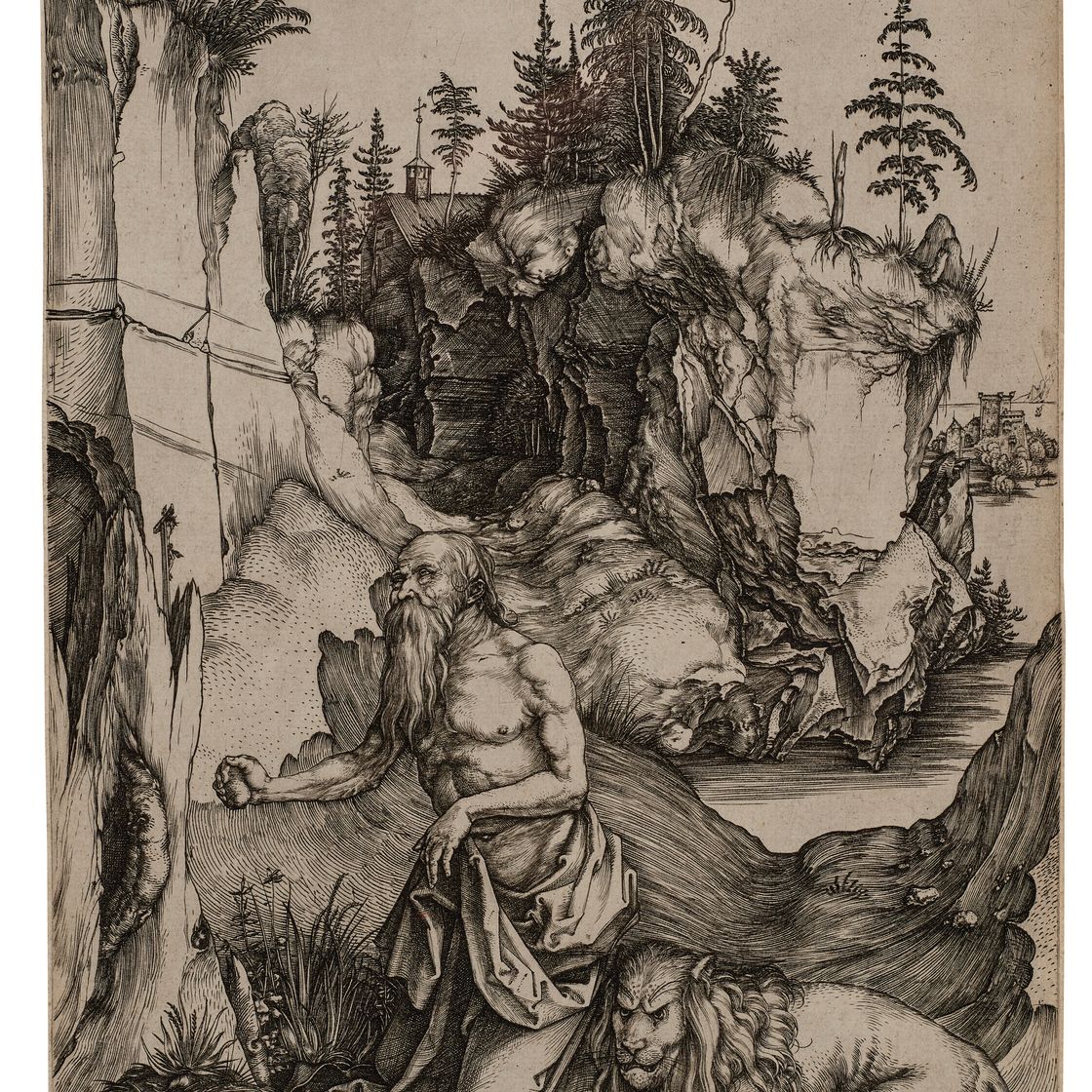 Albrecht Dürer — Святой Иероним в покаянии