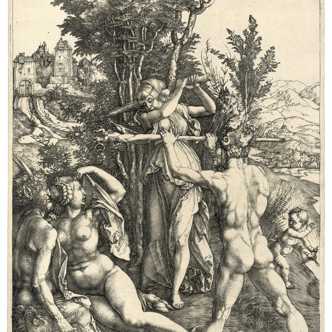 Albrecht Dürer — Геракл на перепутье (Б. 73; М., Зал. 63; С.М.С. 22)