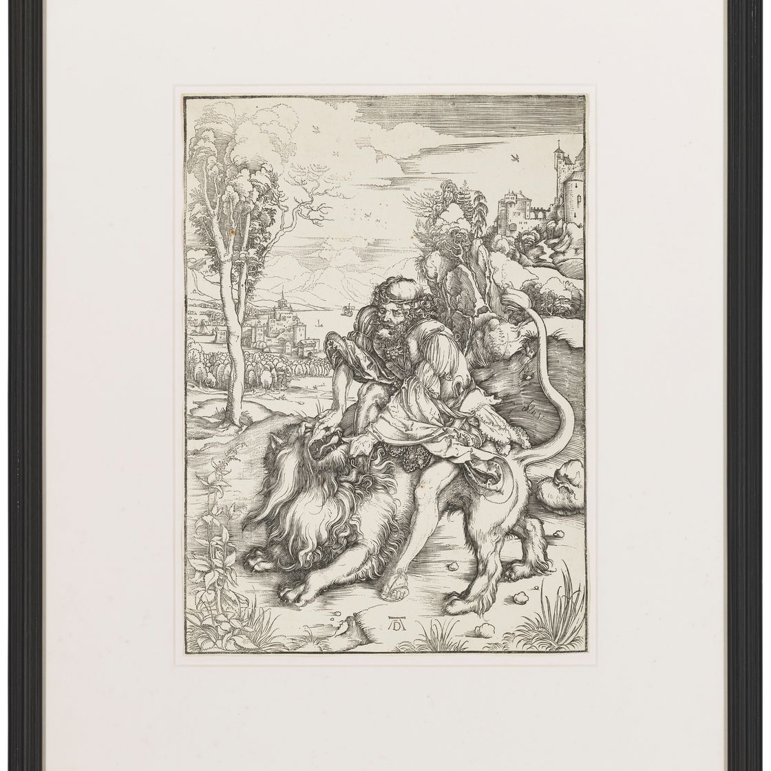 Albrecht Dürer — Самсон, раздирающий Льва, изображение 2