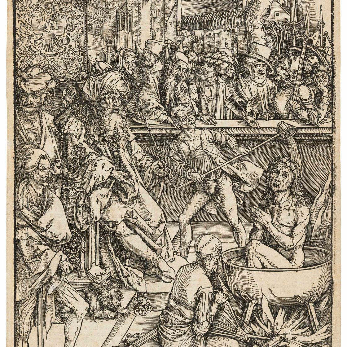 Albrecht Dürer — Мученическая смерть святого Иоанна, из Апокалипсиса