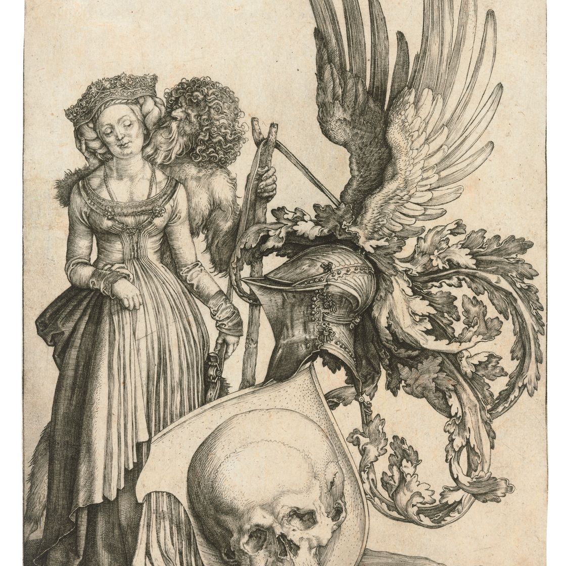 Albrecht Dürer — Герб с черепом