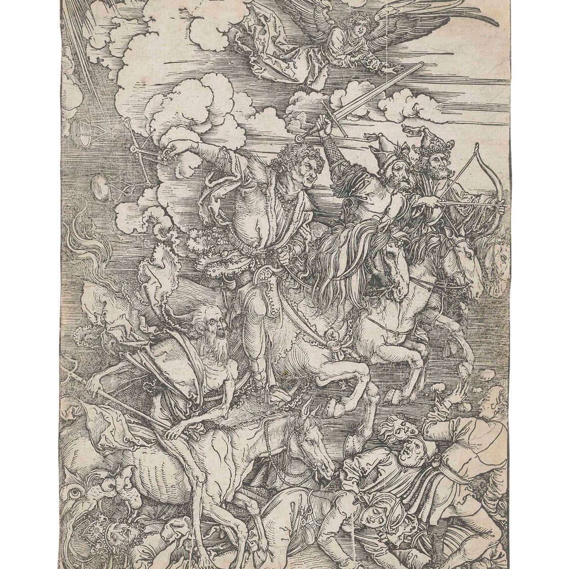 Albrecht Dürer — Четыре всадника Апокалипсиса, из фильма "Апокалипсис"