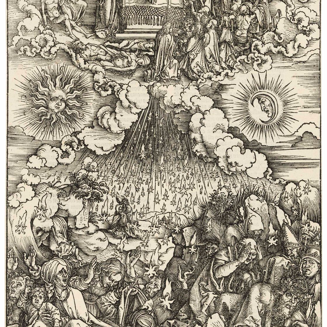 Albrecht Dürer — Снятие пятой и шестой печатей, из книги "Апокалипсис"