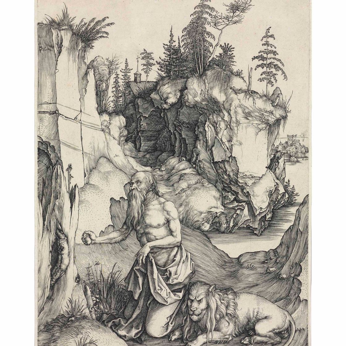 Albrecht Dürer — Святой Иероним в покаянии