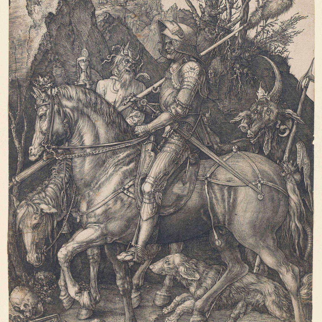 Albrecht Dürer — Рыцарь, смерть и дьявол (ч. 98; М., Зал. 74; С.М.С. 69)