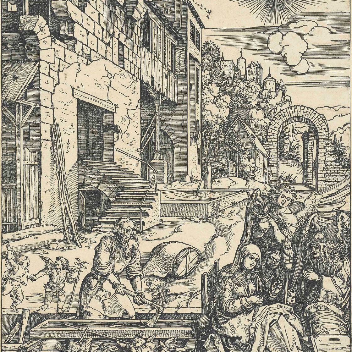 Albrecht Dürer — Святое семейство в Египте, из книги "Жизнь Пресвятой Девы"