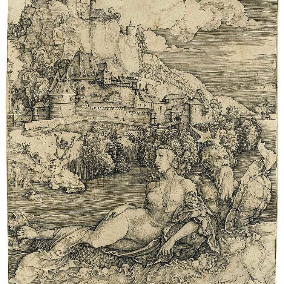 Albrecht Dürer — Морское чудовище (Барч, 71; Медер, Холстейн, 66)