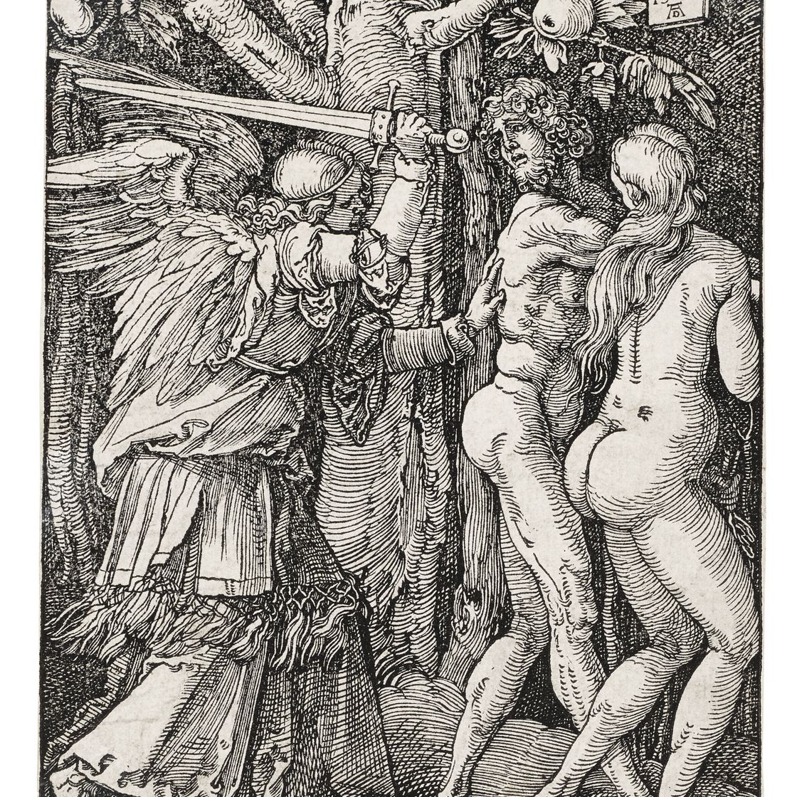 Albrecht Dürer — Изгнание из Рая, из-за Маленькой страсти