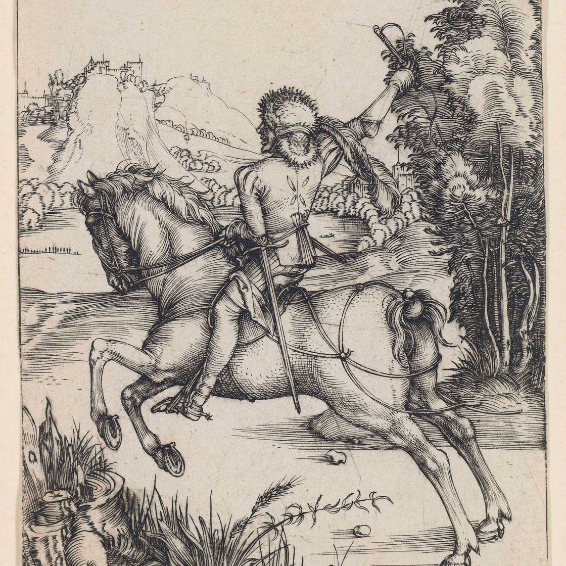 Albrecht Dürer — Маленький курьер (Б. 80; М., Холл. 79; С.М.С. 10)