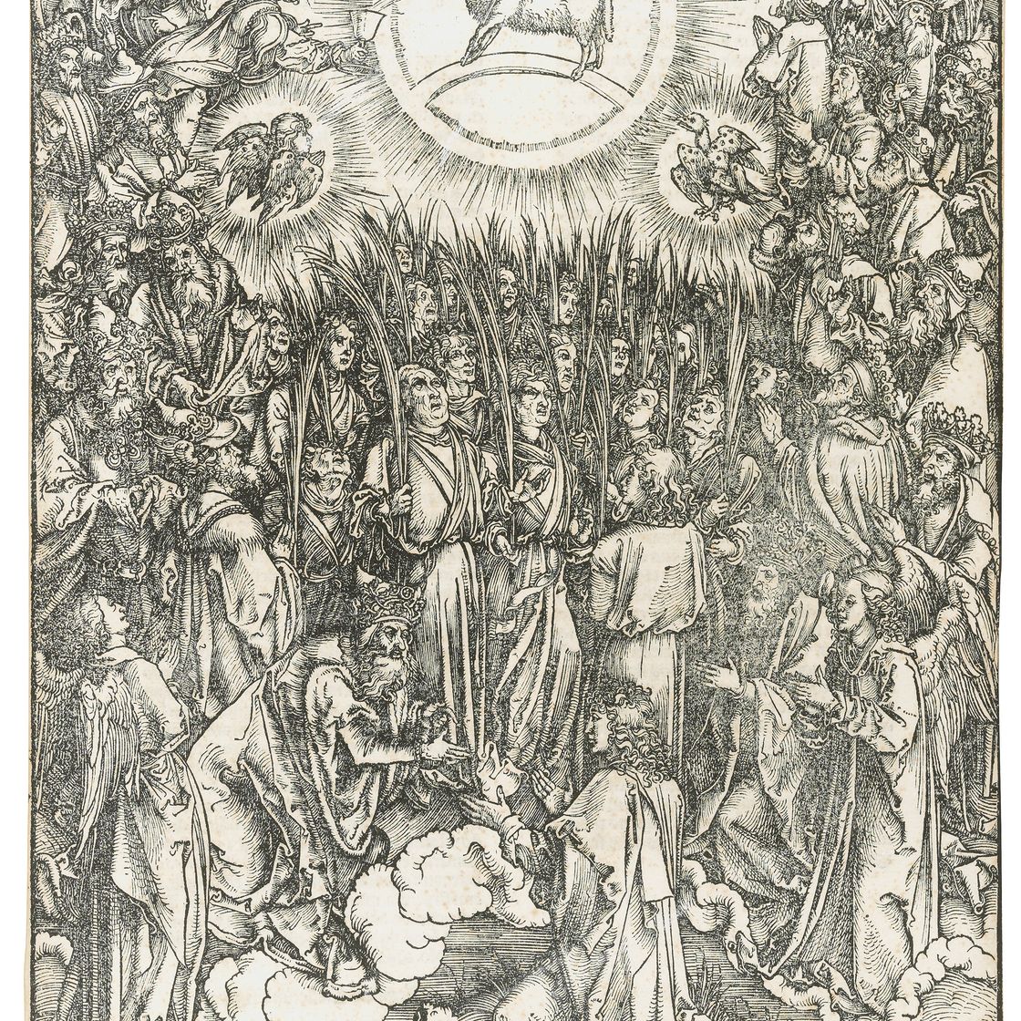 Albrecht Dürer — Поклонение Агнцу, из Апокалипсиса