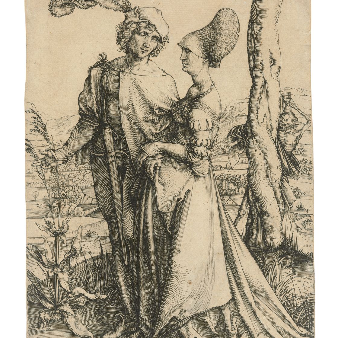 Albrecht Dürer — Променад ("Пара влюбленных и смерть")